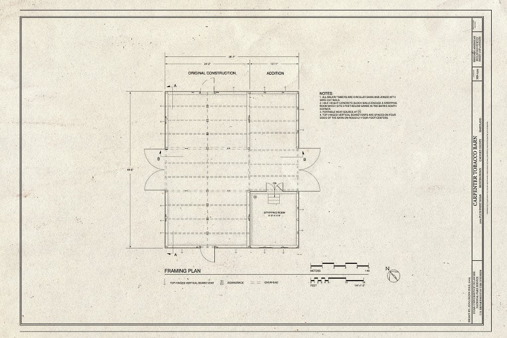 Blueprint Framing Plan
