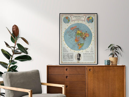 Mapping the Air Age: CBS’s 1943 Polar Projection of the World