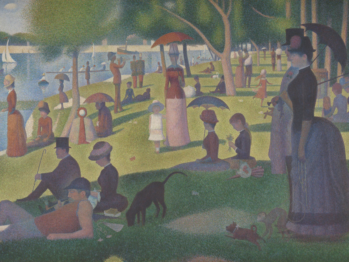The Art of Stillness: Inside Seurat’s Pointillist Paradise: La Grande Jatte
