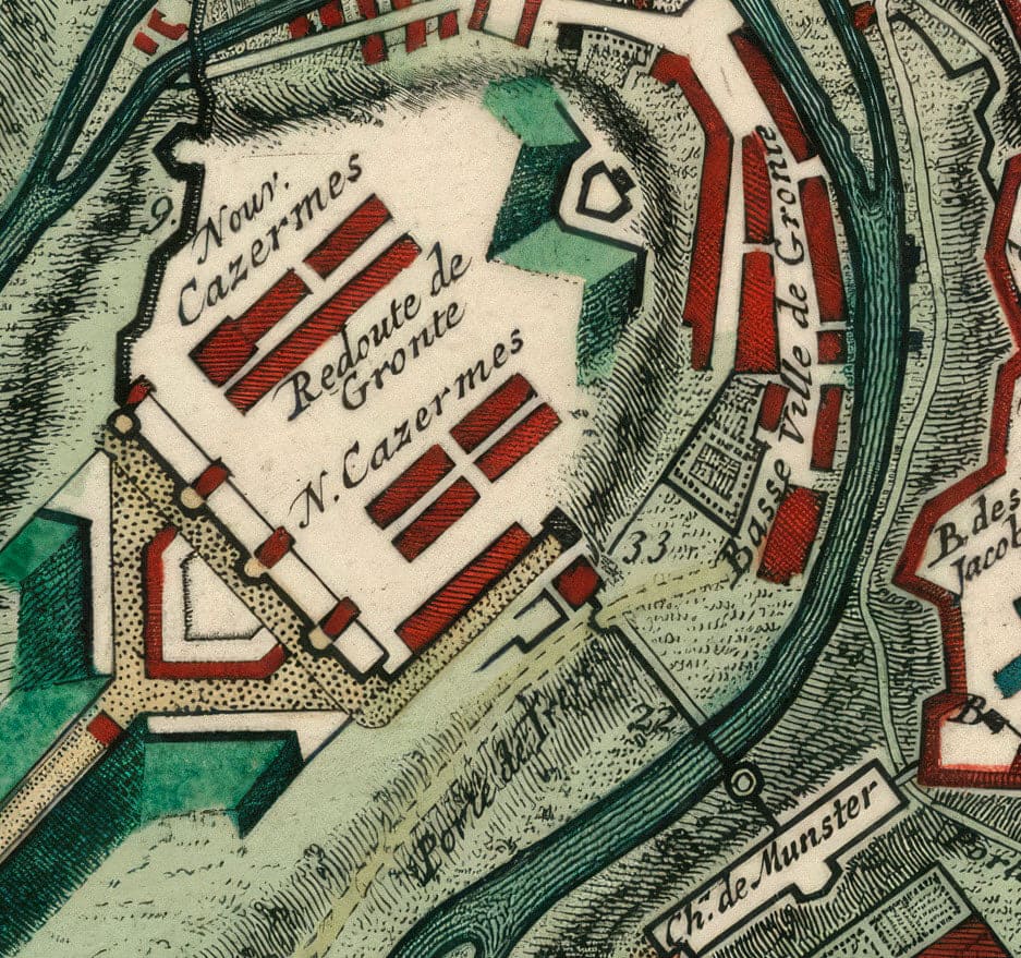 Nouveau Plan De La Ville De Luxembourg - Digital Download