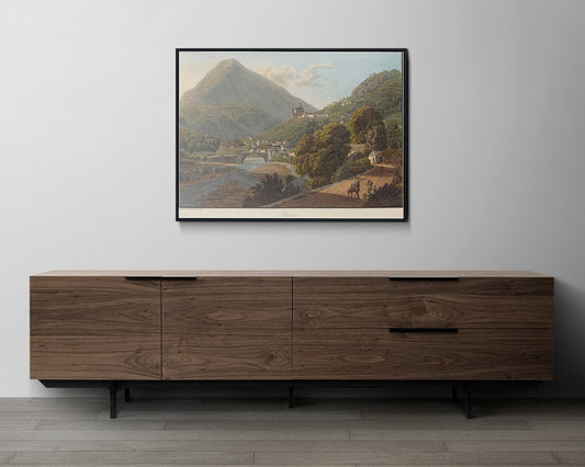 Art Print : Matthias Gabriel Lory fils, Villa, 1811 - Vintage Wall Art