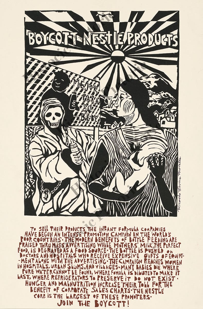 Vintage Poster - Boycott Nestle Products - Digital Download