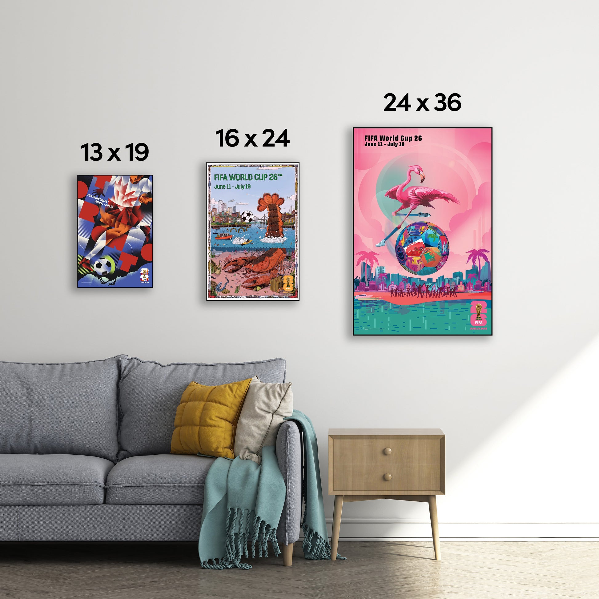 FIFA World Cup 2026 Monterrey Poster Officially Licensed Plak Mounted - Image 7