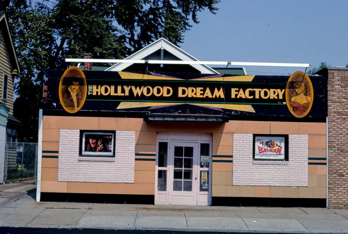Historic Photo : 1988 Hollywood Dream Factory, Sylvania Avenue, Toledo, Ohio | Margolies | Roadside America Collection | Vintage Wall Art :