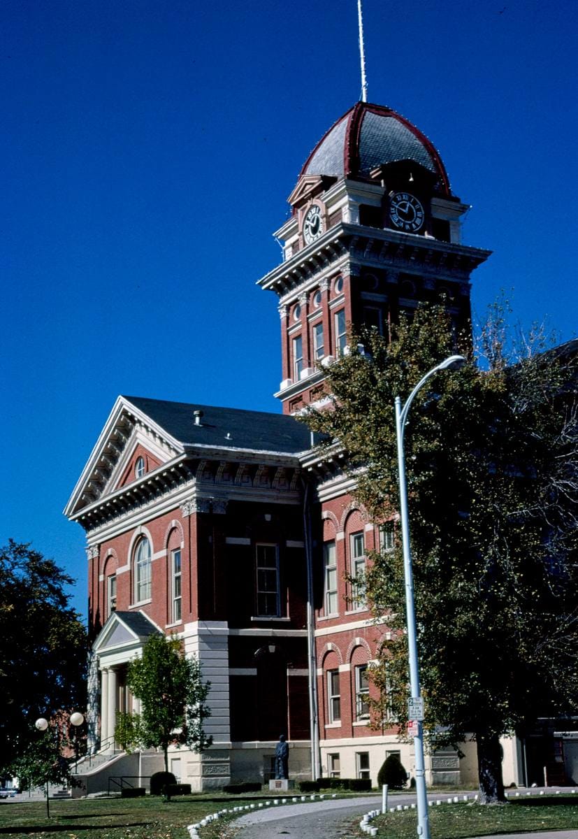 Historic Photo : 1988 Saline County Courthouse, Marshall, Missouri | Margolies | Roadside America Collection | Vintage Wall Art :