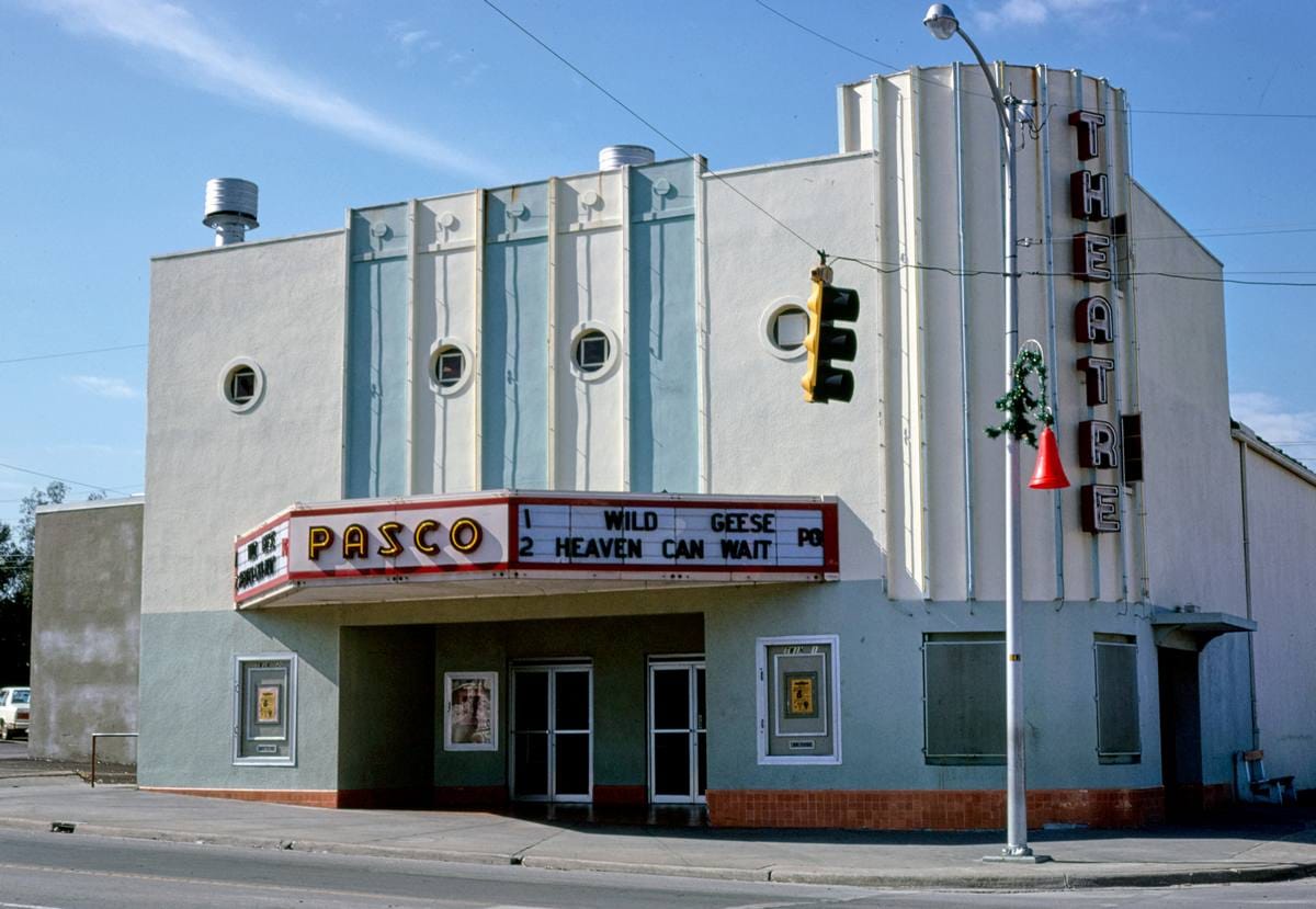 Historic Photo : 1979 Pasco Theater, S. 7th Street, Dade City, Florida | Margolies | Roadside America Collection | Vintage Wall Art :