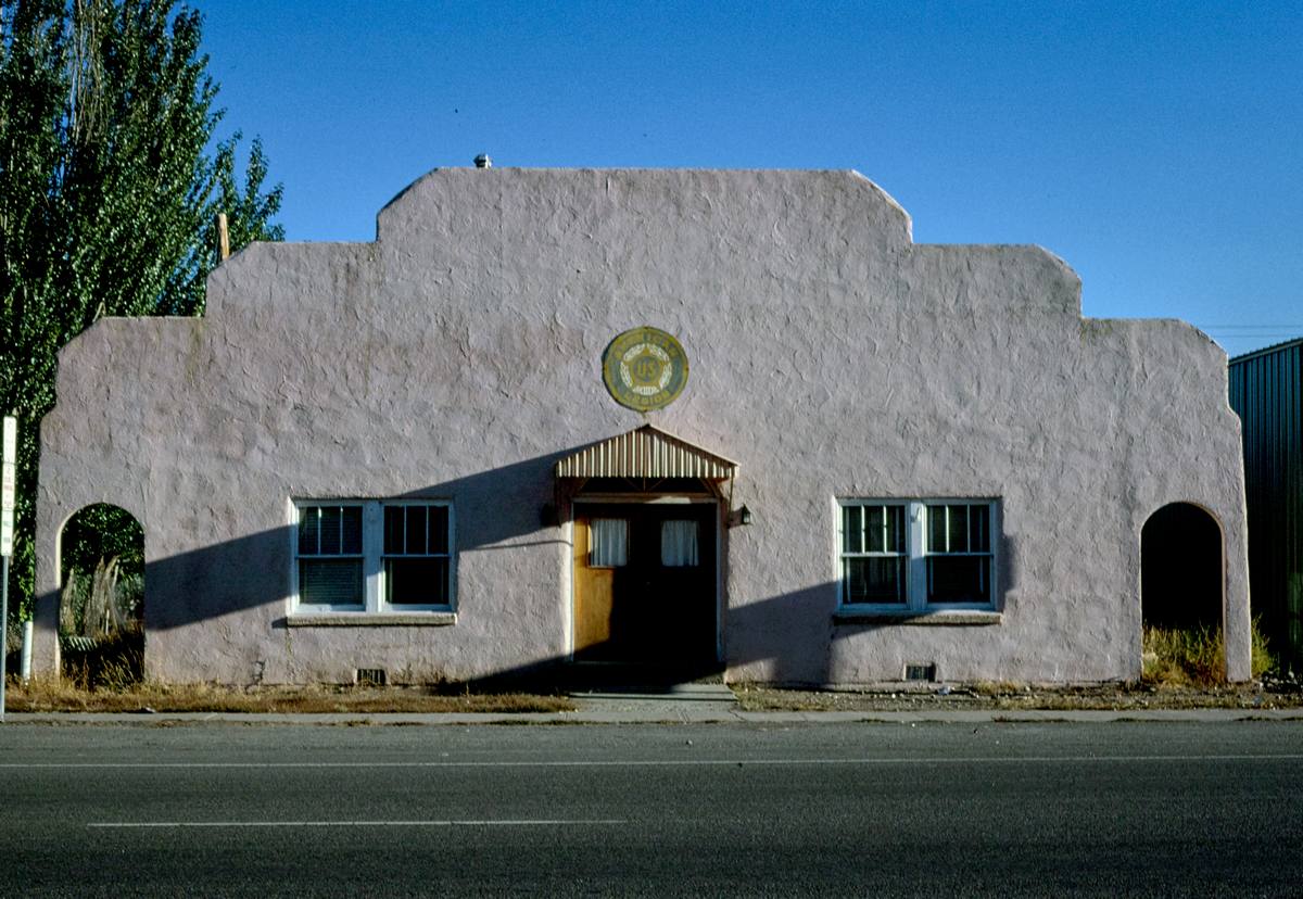Historic Photo : 1980 American Legion Hall, Route 160, Del Norte, Colorado | Margolies | Roadside America Collection | Vintage Wall Art :
