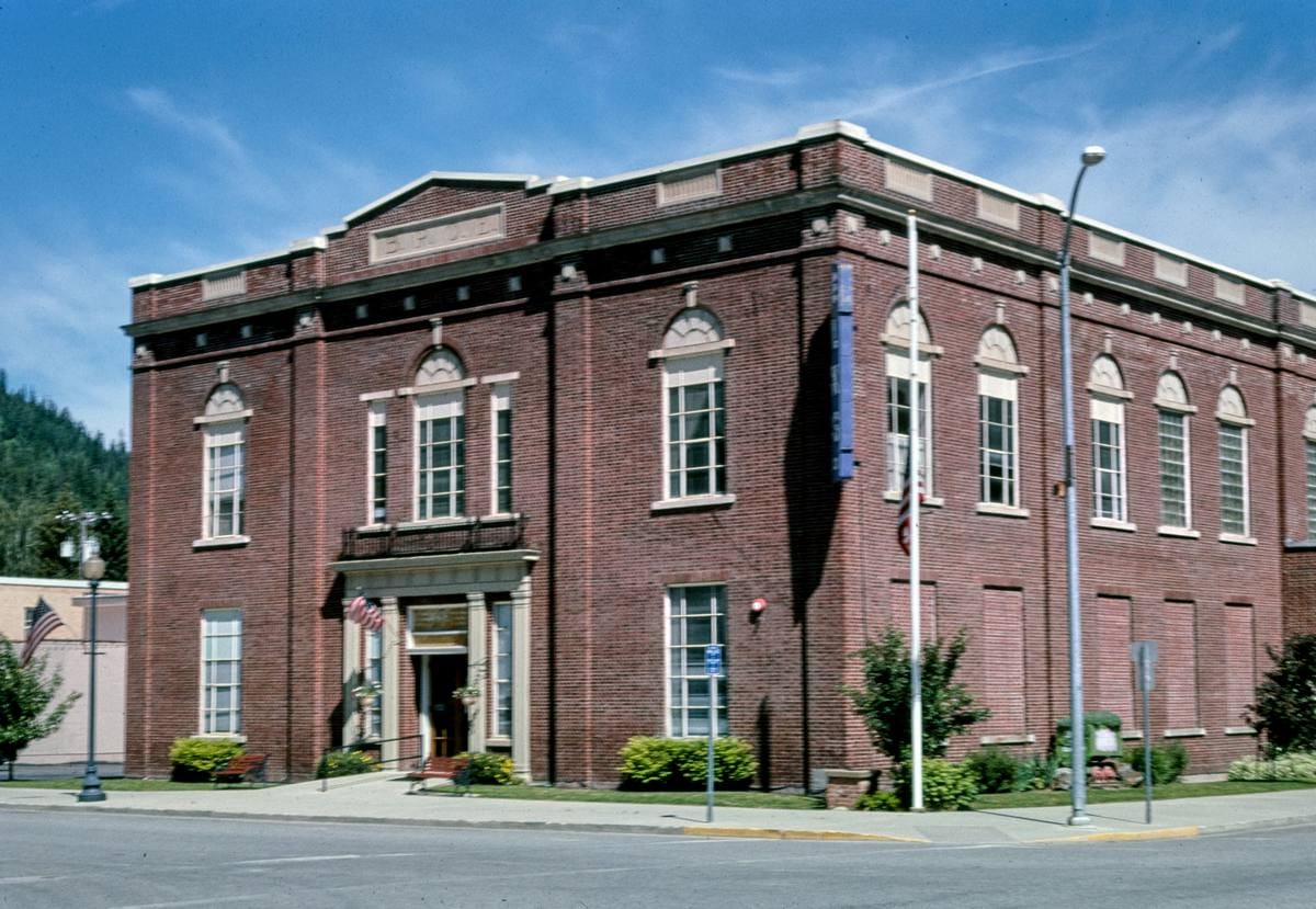 Historic Photo : 2004 Elks Lodge, Cedar Street, Wallace, Idaho | Margolies | Roadside America Collection | Vintage Wall Art :