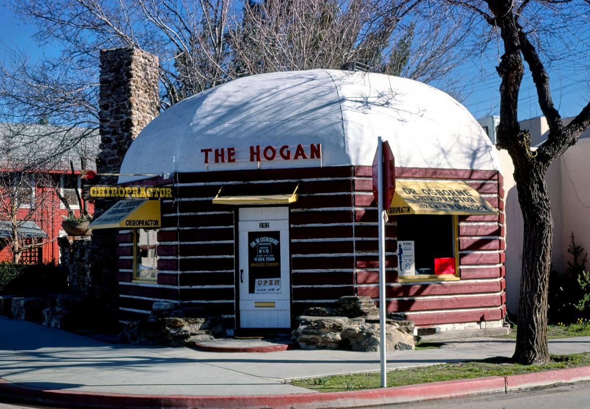 Historic Photo : 1977 The Hogan, Main Street, San Jacinto, California | Margolies | Roadside America Collection | Vintage Wall Art :