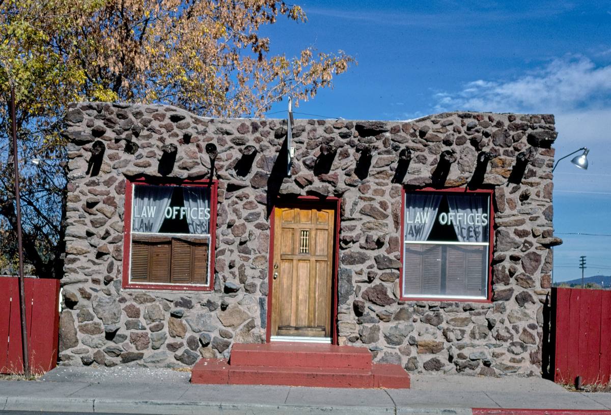 Historic Photo : 1987 Law offices, Bill Williams Avenue, Williams, Arizona | Margolies | Roadside America Collection | Vintage Wall Art :