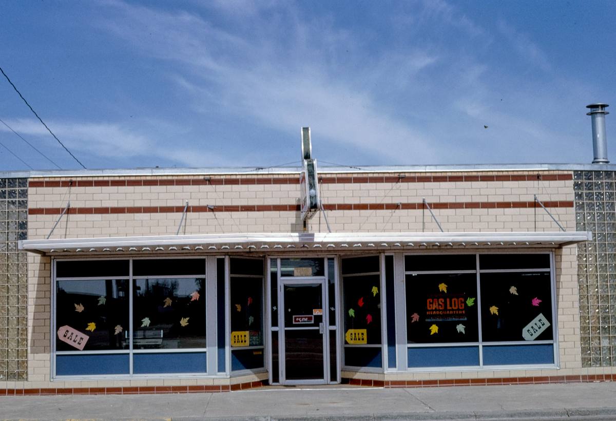 Historic Photo : 1993 KN Energy, angle 2, Route 30, Sidney, Nebraska | Margolies | Roadside America Collection | Vintage Wall Art :