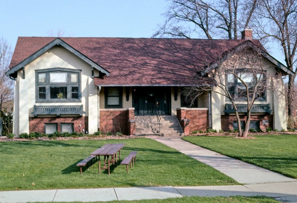 Historic Photo : 2008 Library, Dickason Street, Columbus, Wisconsin | Margolies | Roadside America Collection | Vintage Wall Art :