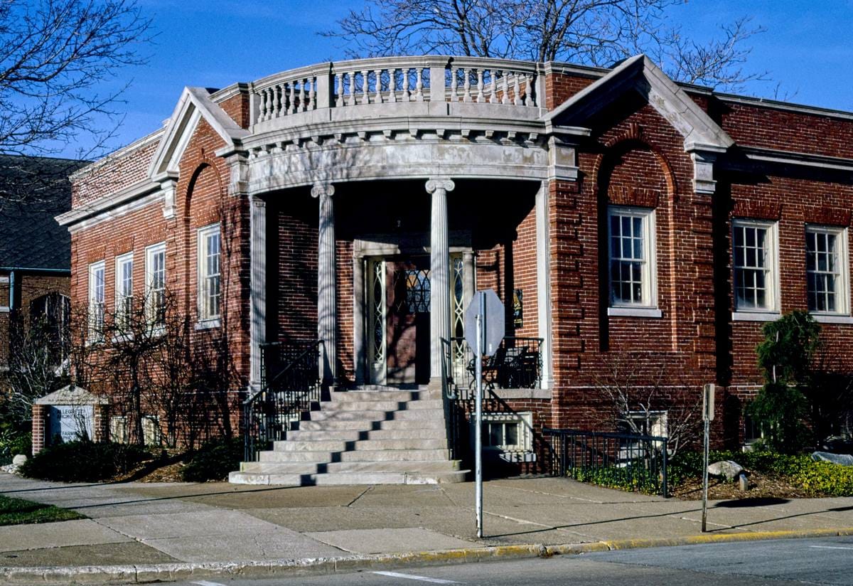Historic Photo : 1991 Library (Allegretti Architects), Main Street, Saint Joseph, Missouri | Margolies | Roadside America Collection | Vintage Wall Art :