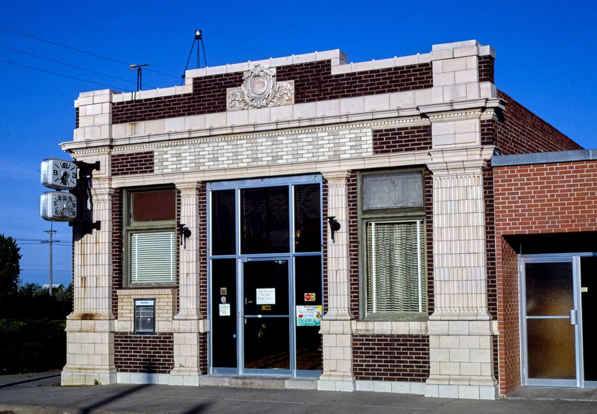 Historic Photo : 1982 Bank of Overton, C Street, Overton, Iowa | Margolies | Roadside America Collection | Vintage Wall Art :