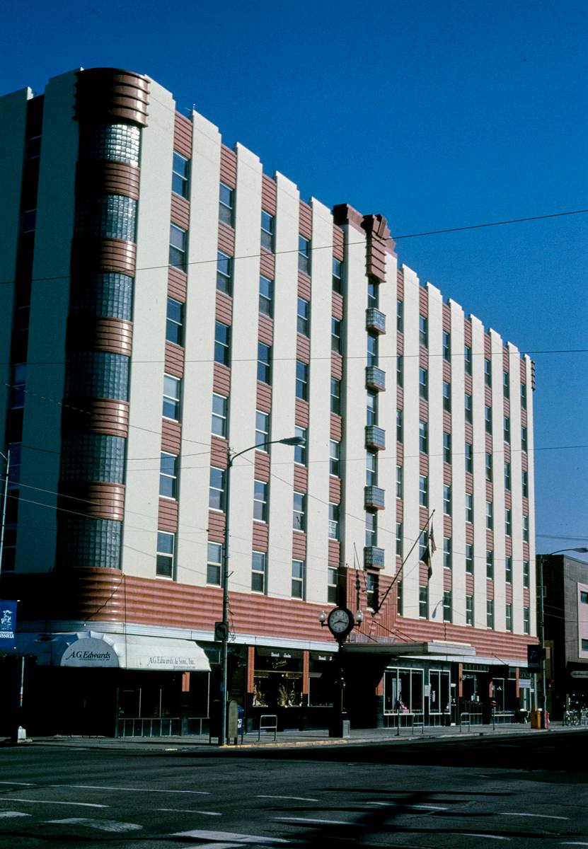 Historic Photo : 2004 Florence Hotel, angle 4, Higgins Avenue, Missoula, Montana | Margolies | Roadside America Collection | Vintage Wall Art :