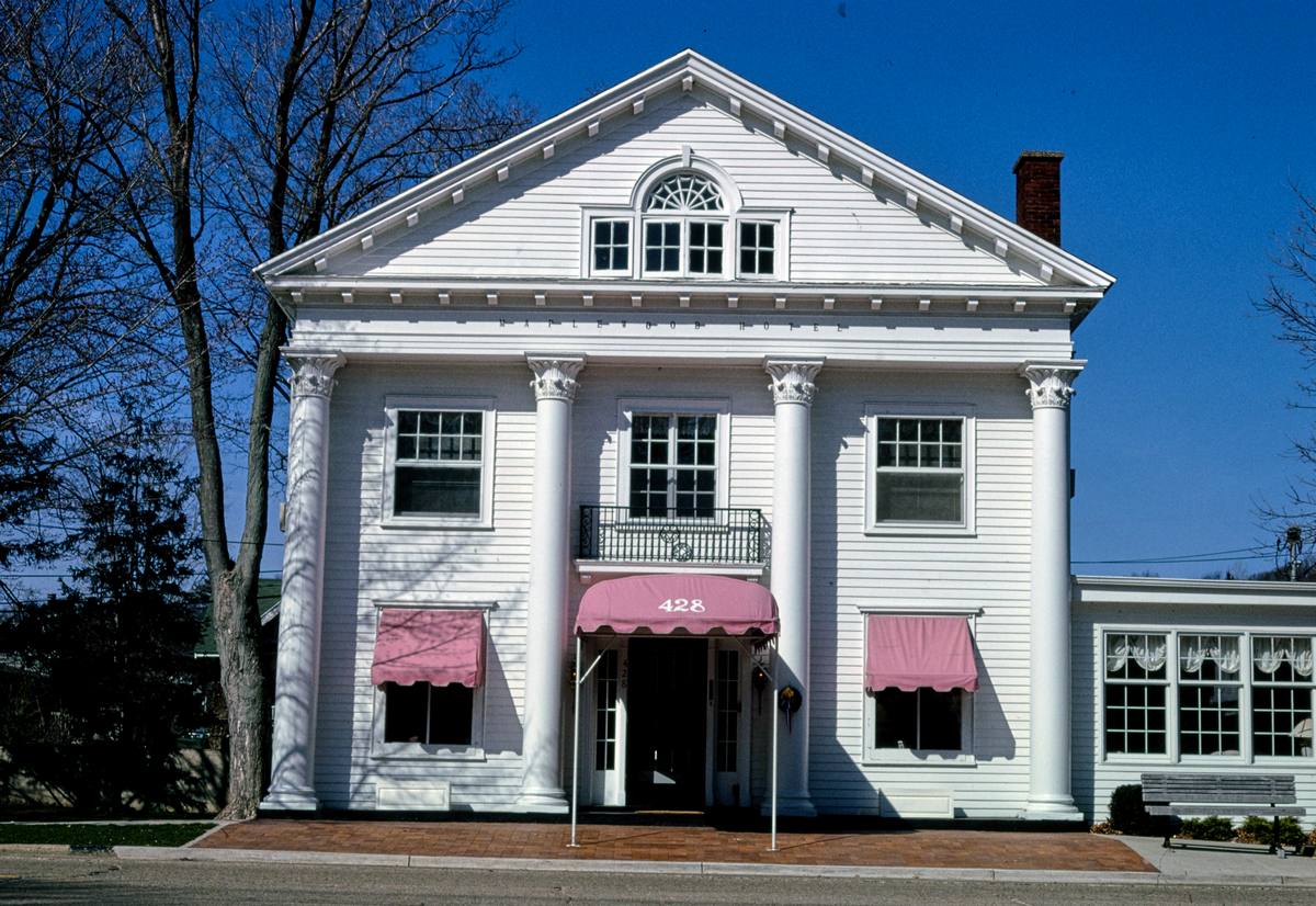Historic Photo : 1991 Maplewood Hotel, Butler Street, Saugatuck, Michigan | Margolies | Roadside America Collection | Vintage Wall Art :