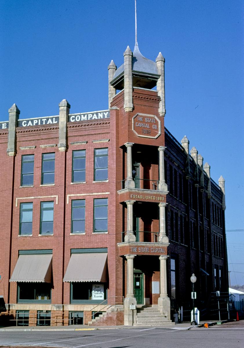Historic Photo : 1996 The State Capitol Building (1902), 2nd & Harrison, Guthrie, Oklahoma | Margolies | Roadside America Collection | Vintage Wall Art :