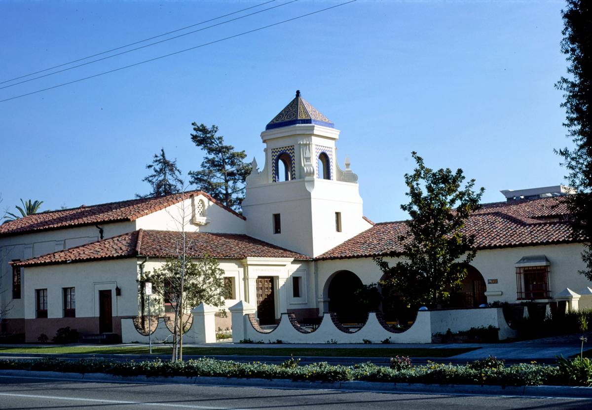 Historic Photo : 1977 City Hall, angle 3, Broadway & Cook Street, Santa Maria, California | Margolies | Roadside America Collection | Vintage Wall Art :