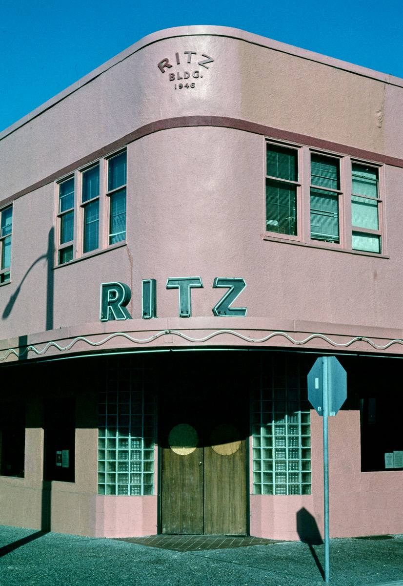 Historic Photo : 2003 Ritz Building (1940), Eureka, California | Margolies | Roadside America Collection | Vintage Wall Art :