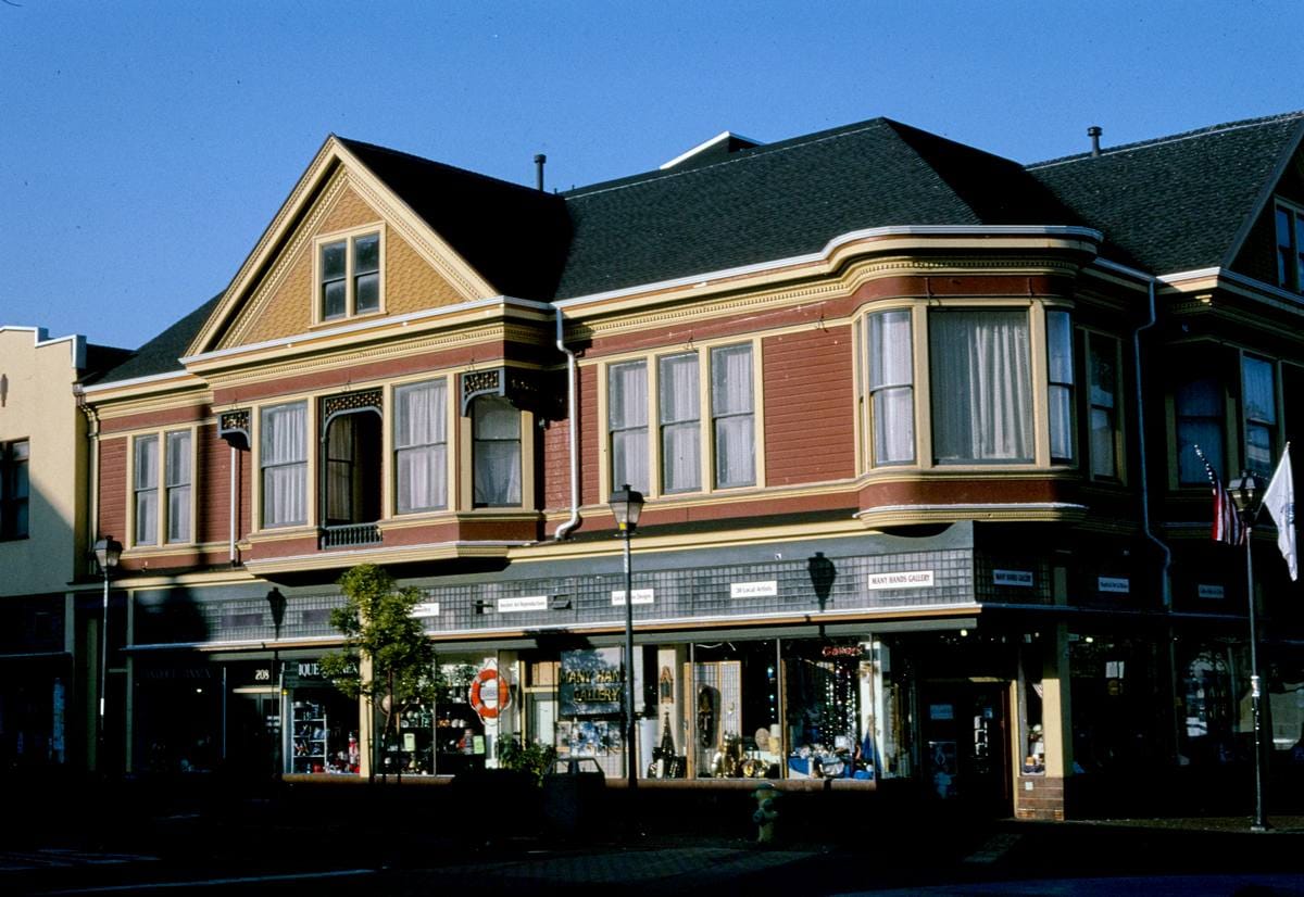Historic Photo : 1991 Commercial building, 2nd & F Streets, Eureka, California | Margolies | Roadside America Collection | Vintage Wall Art :
