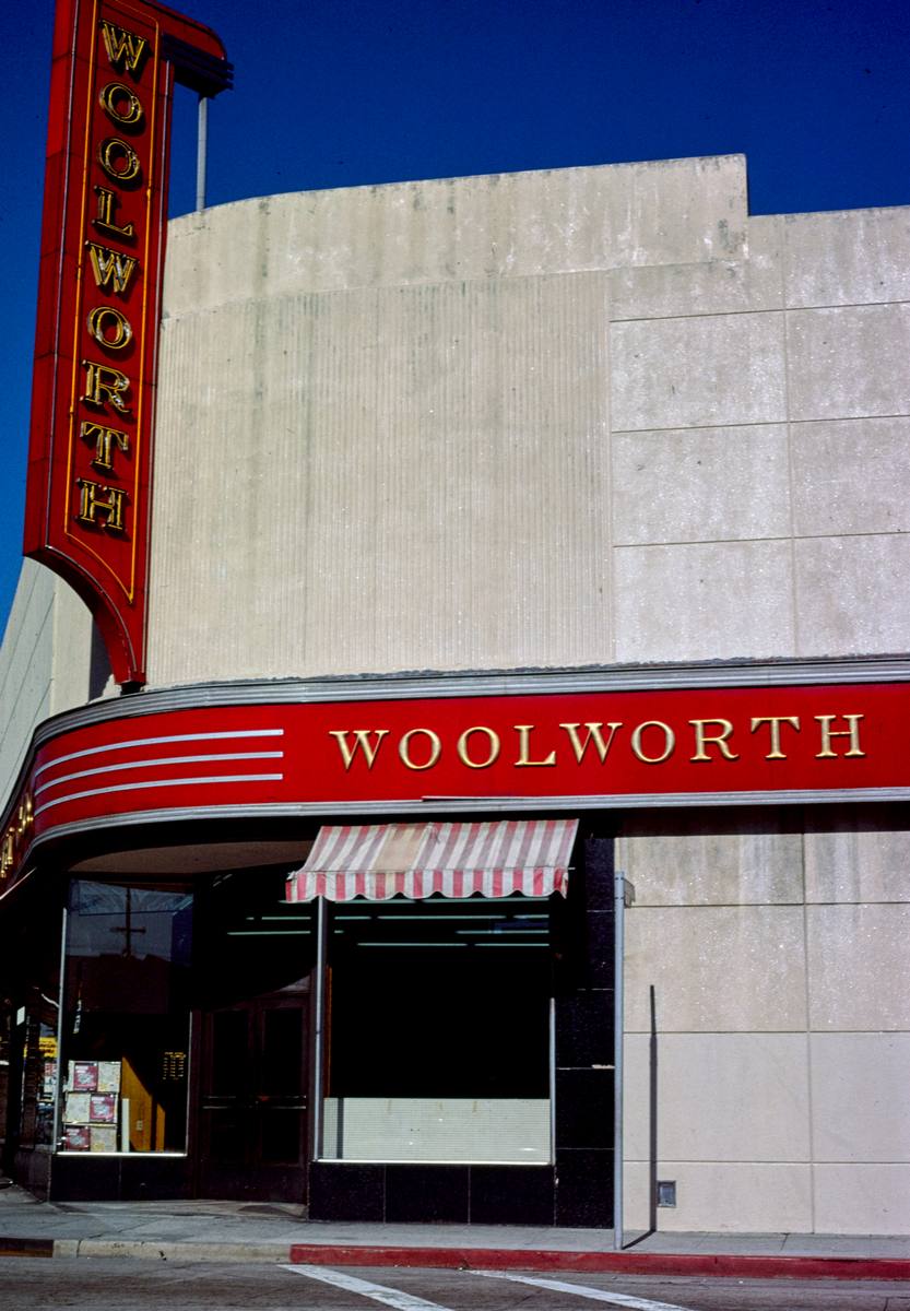 Historic Photo : 1977 Woolworths, 3200 Lankershim Boulevard, North Hollywood, California | Margolies | Roadside America Collection | Vintage Wall Art :