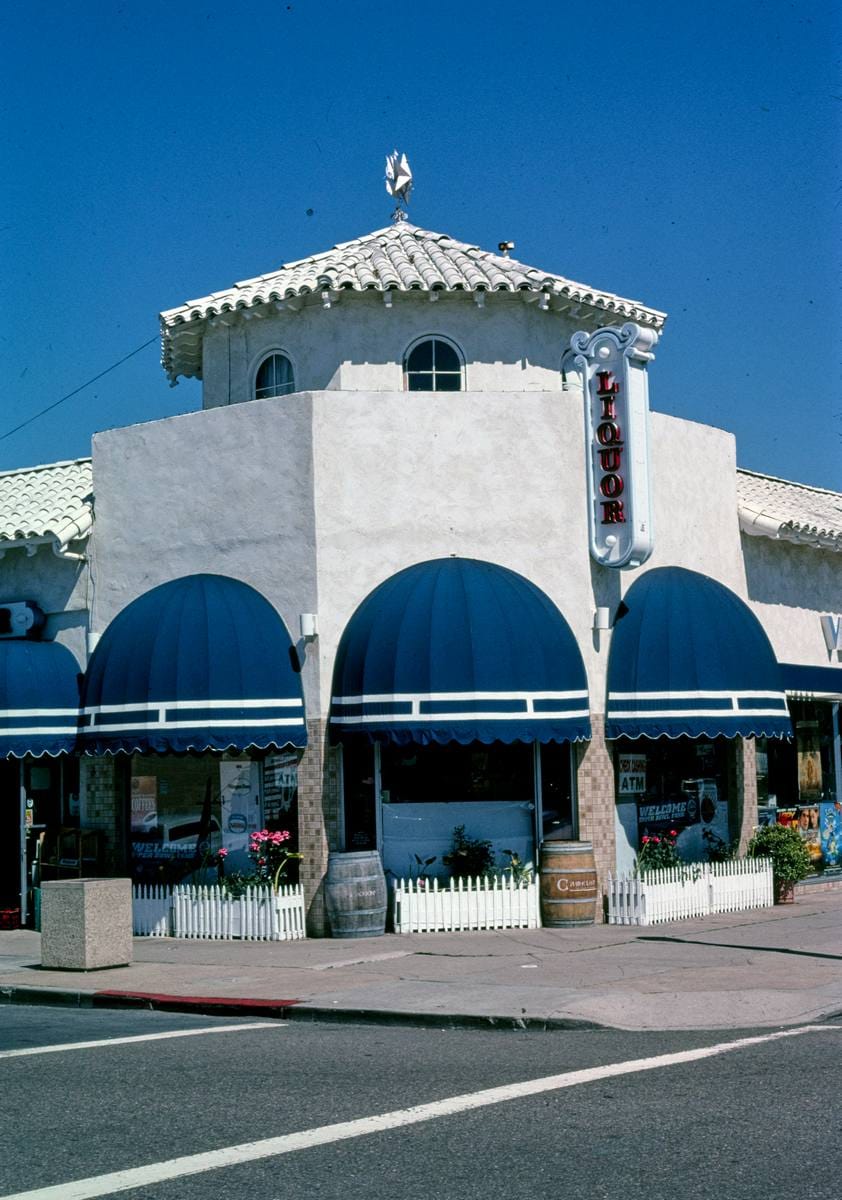 Historic Photo : 2003 Liquor store, Orange Avenue, Coronado, California | Margolies | Roadside America Collection | Vintage Wall Art :
