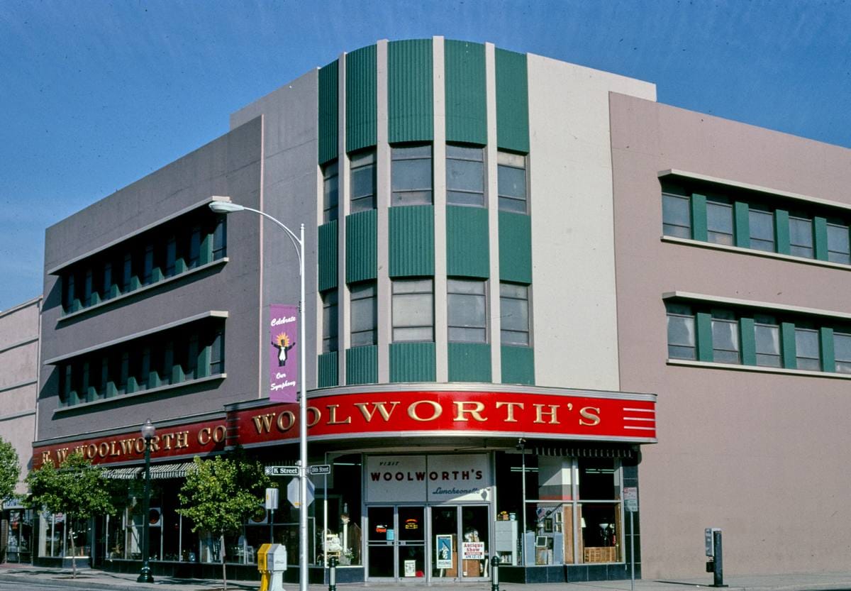 Historic Photo : 2003 Woolworth's Antique Mall, Bakersfield, California | Margolies | Roadside America Collection | Vintage Wall Art :