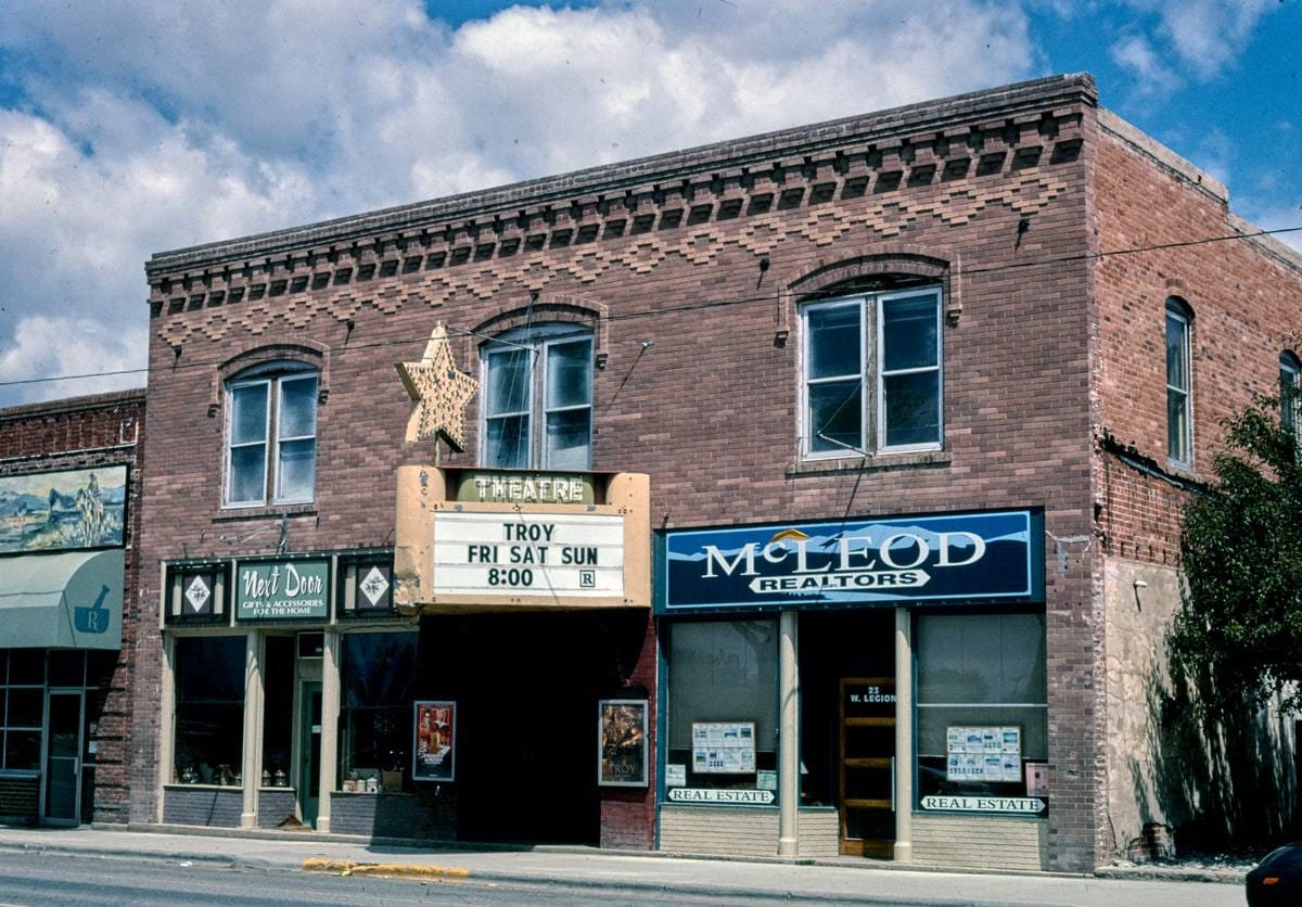 Historic Photo : 2004 Star Theater (opera house), Legion Street, Whitehall, Montana | Margolies | Roadside America Collection | Vintage Wall Art :