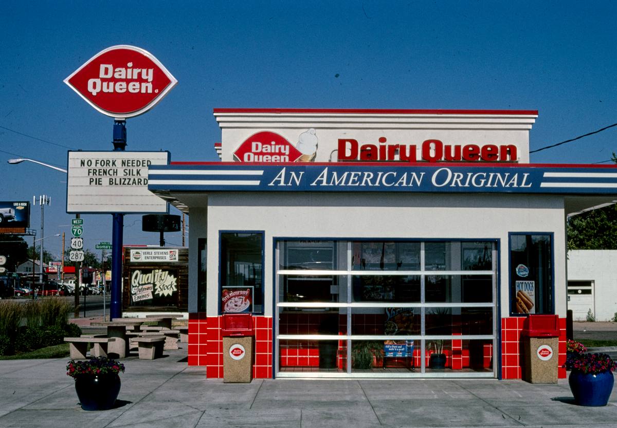 Historic Photo : 2004 Dairy Queen, Colfax Ave, Route 40, Aurora, Colorado | Margolies | Roadside America Collection | Vintage Wall Art :