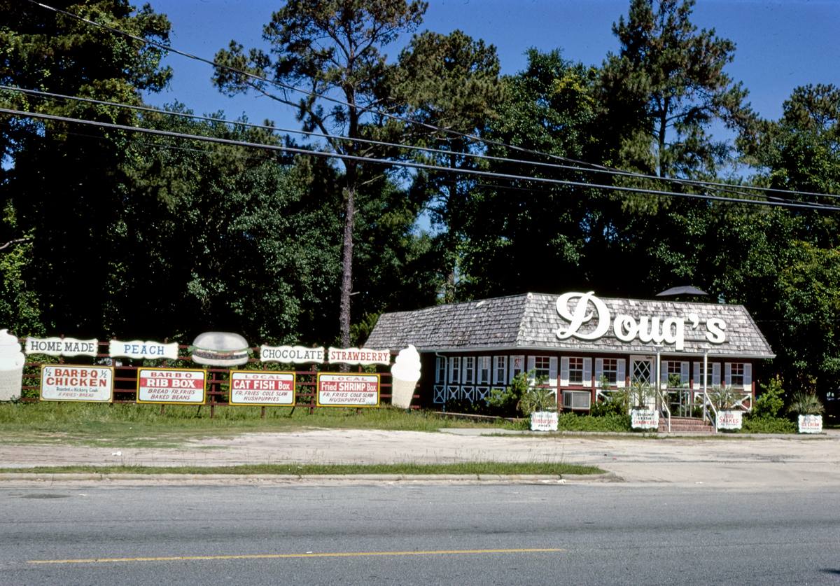 Historic Photo : 1979 Doug's Ice Cream, St. Marys, Georgia | Margolies | Roadside America Collection | Vintage Wall Art :