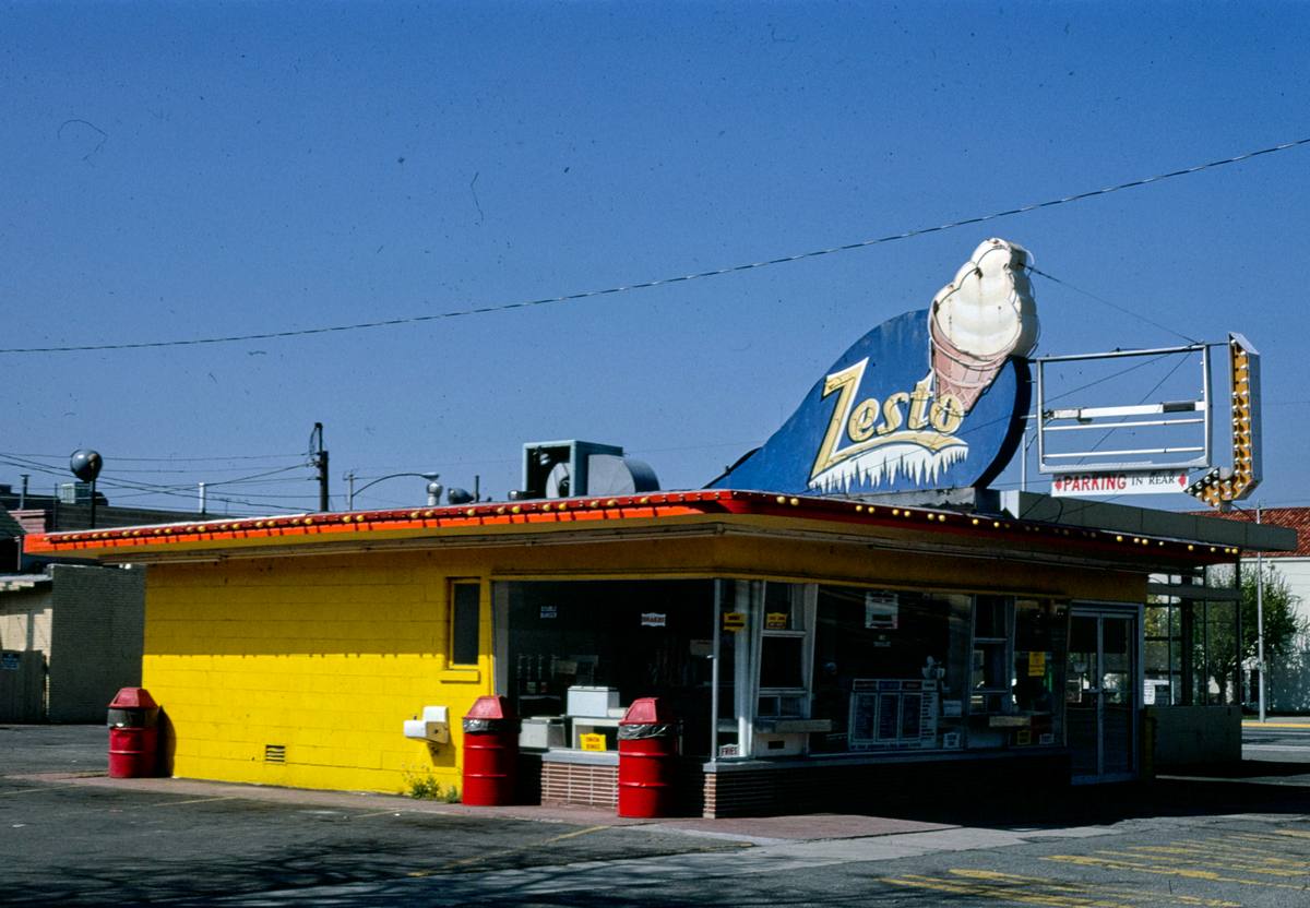 Historic Photo : 1980 Zesto, 200 North, Provo, Utah | Margolies | Roadside America Collection | Vintage Wall Art :