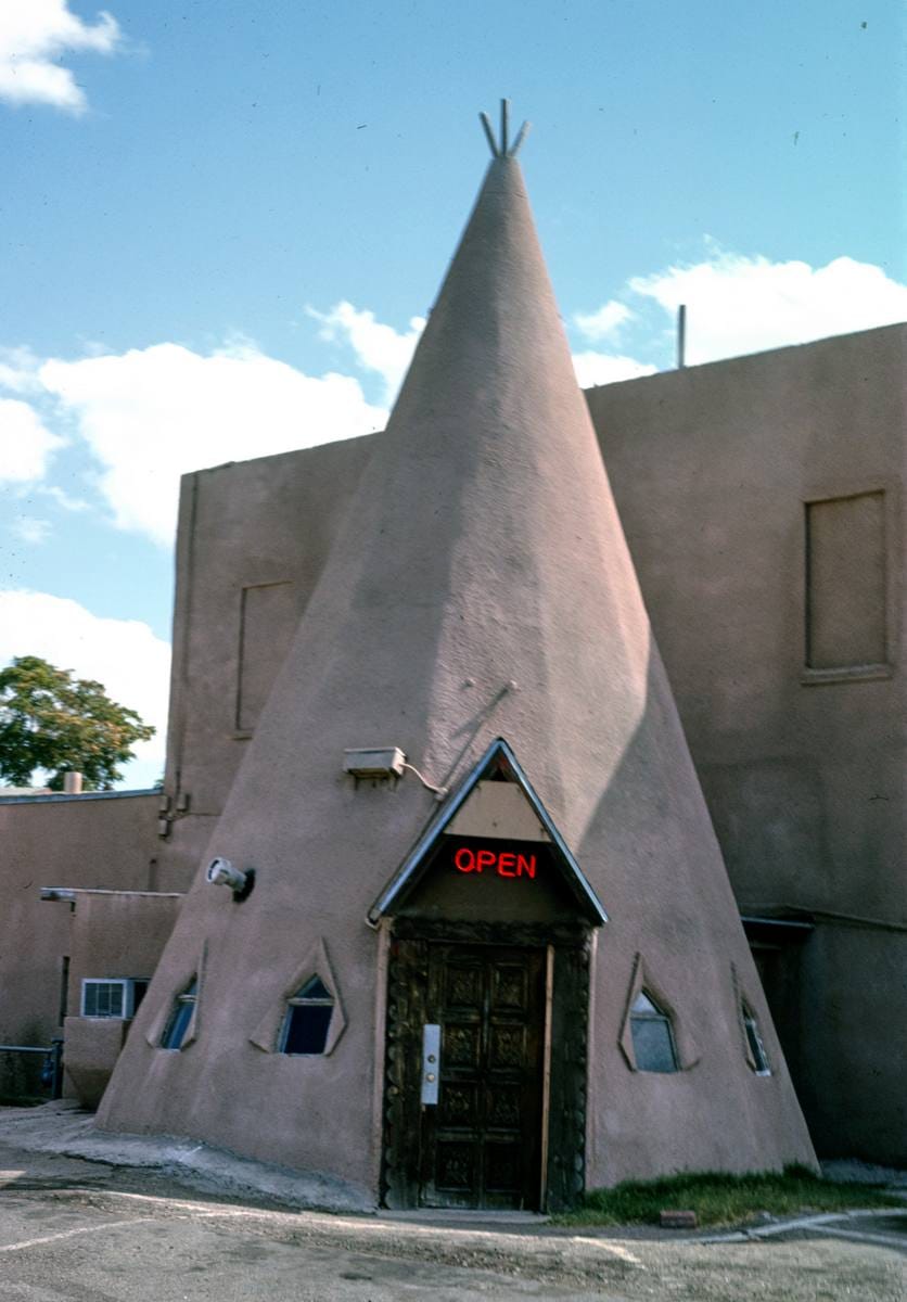 Historic Photo : 1991 O'Shea's Palomino Lounge, with neon sign, lighted, 319 S. Broad Street, Globe, Arizona | Margolies | Roadside America Collection | Vintage Wall Art :