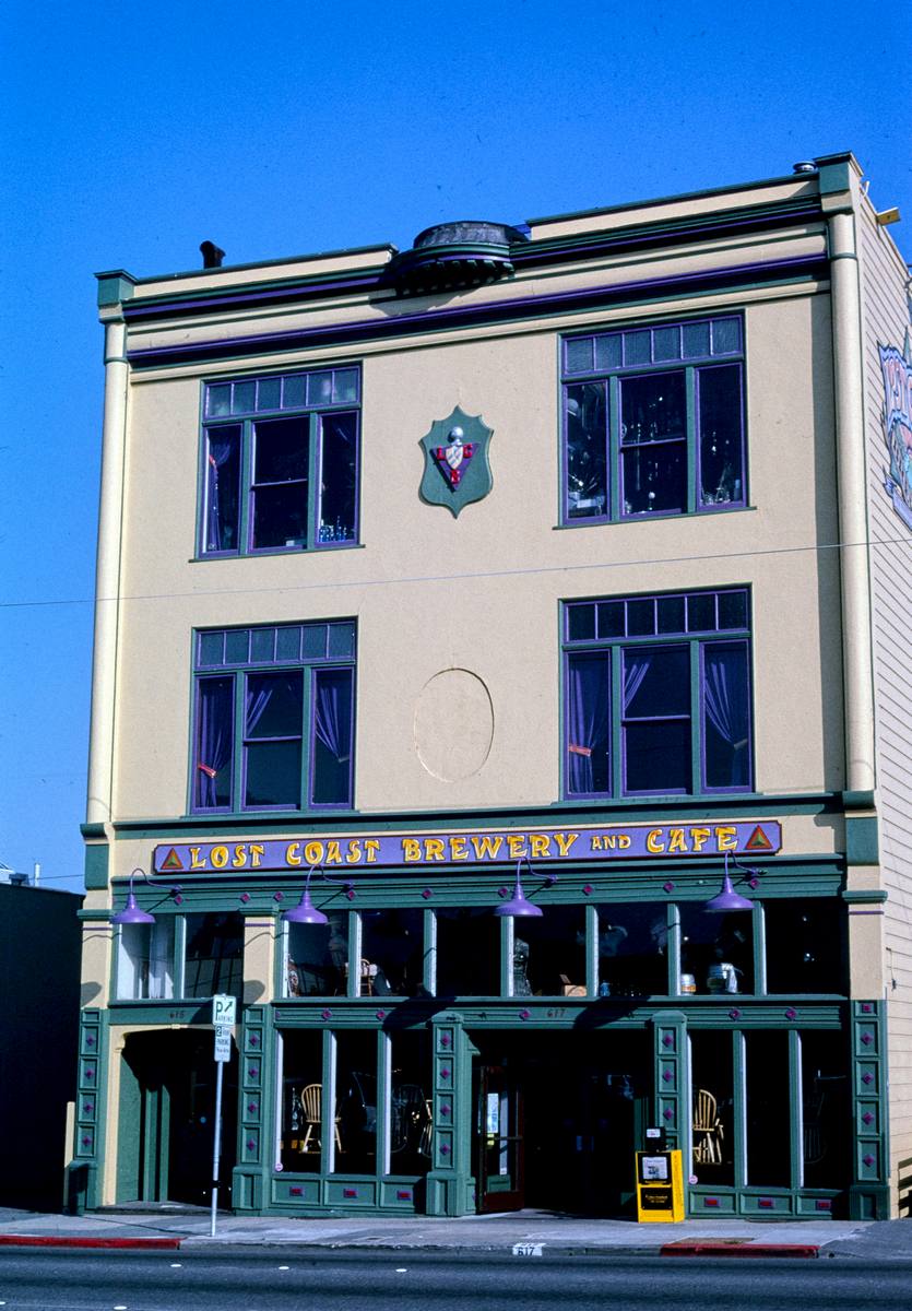 Historic Photo : 2003 Low Cost Brewery & Cafe, Route 101, Eureka, California | Margolies | Roadside America Collection | Vintage Wall Art :