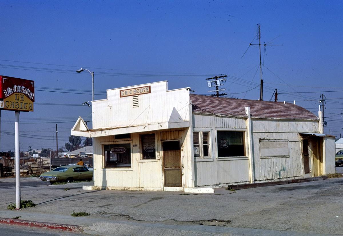 Historic Photo : 1977 La Casiga Bar, 1109 E. Anaheim Street, Wilmington, California | Margolies | Roadside America Collection | Vintage Wall Art :