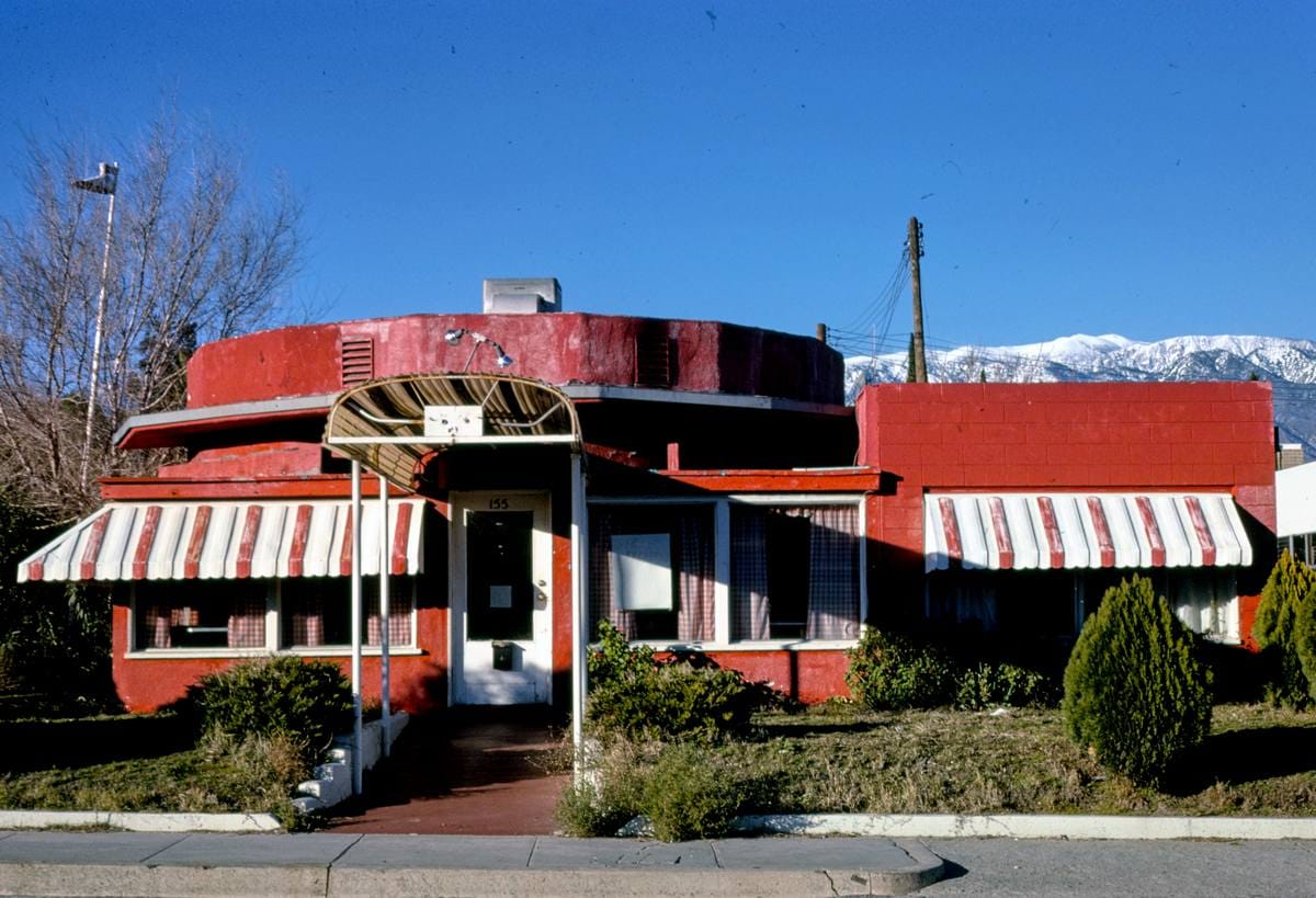Historic Photo : 1977 Road House (?), Ramsey Street (Route 99?), Banning, California | Margolies | Roadside America Collection | Vintage Wall Art :