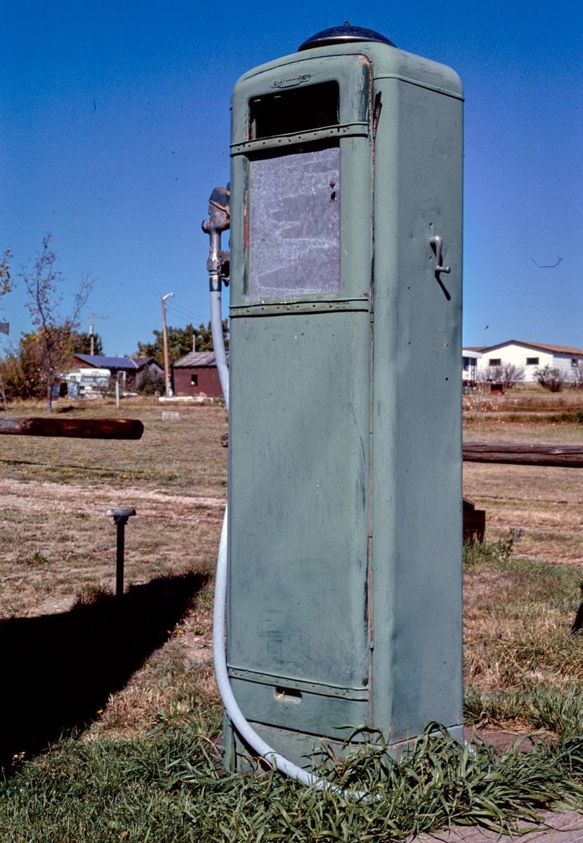 Historic Photo : 1987 Gas pump, Vida, Montana | Margolies | Roadside America Collection | Vintage Wall Art :