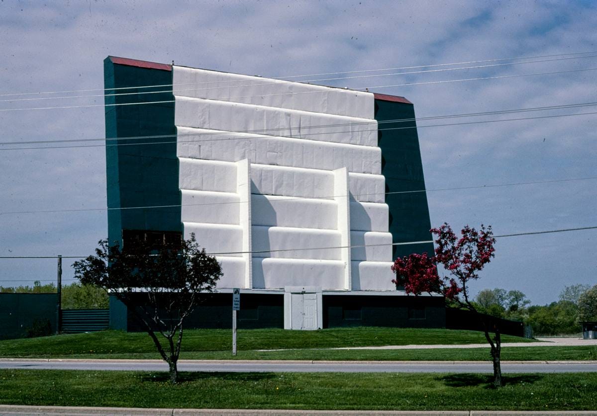 Historic Photo : 2003 Keno Family Drive-in Theater, Route 32, Kenosha, Wisconsin | Margolies | Roadside America Collection | Vintage Wall Art :