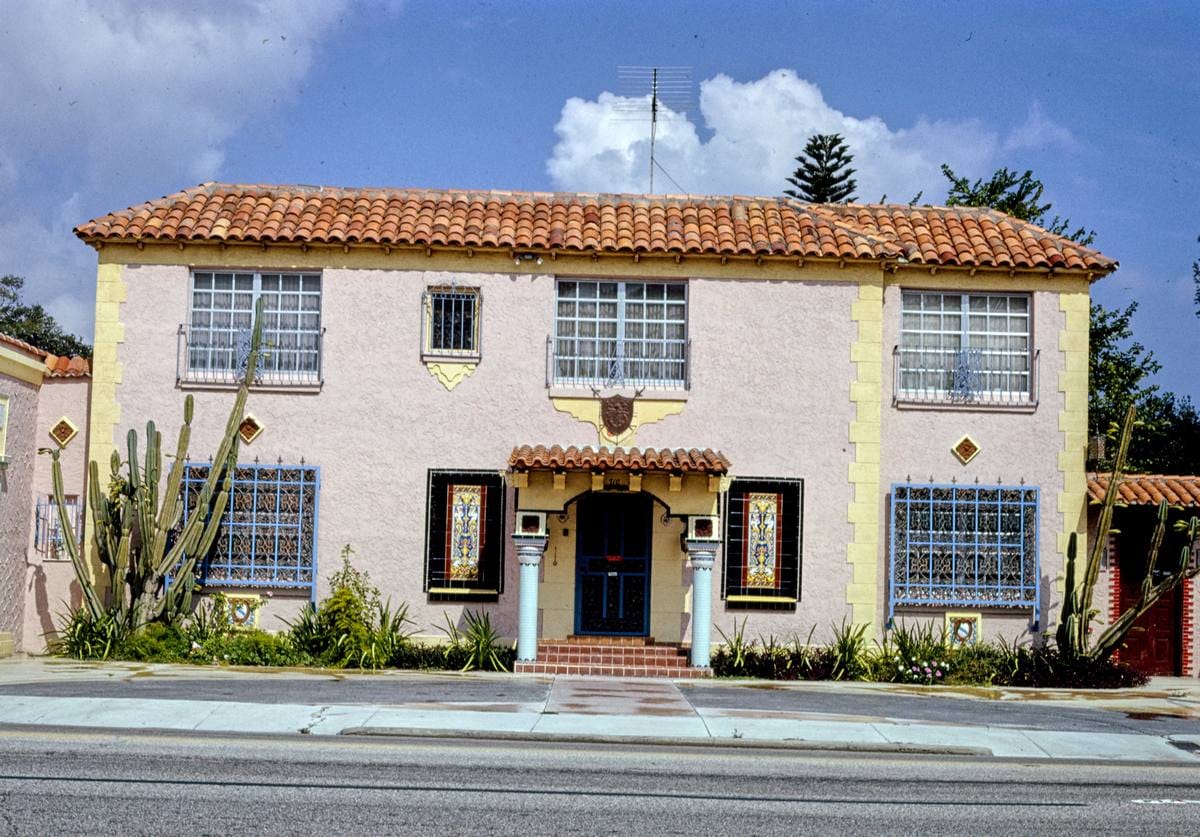 Historic Photo : 1990 House, Orange Street, Fort Pierce, Florida | Margolies | Roadside America Collection | Vintage Wall Art :