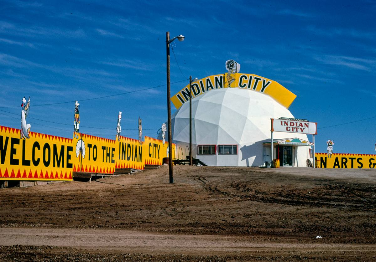 Historic Photo : 1979 Indian Village, Allentown, Arizona | Margolies | Roadside America Collection | Vintage Wall Art :