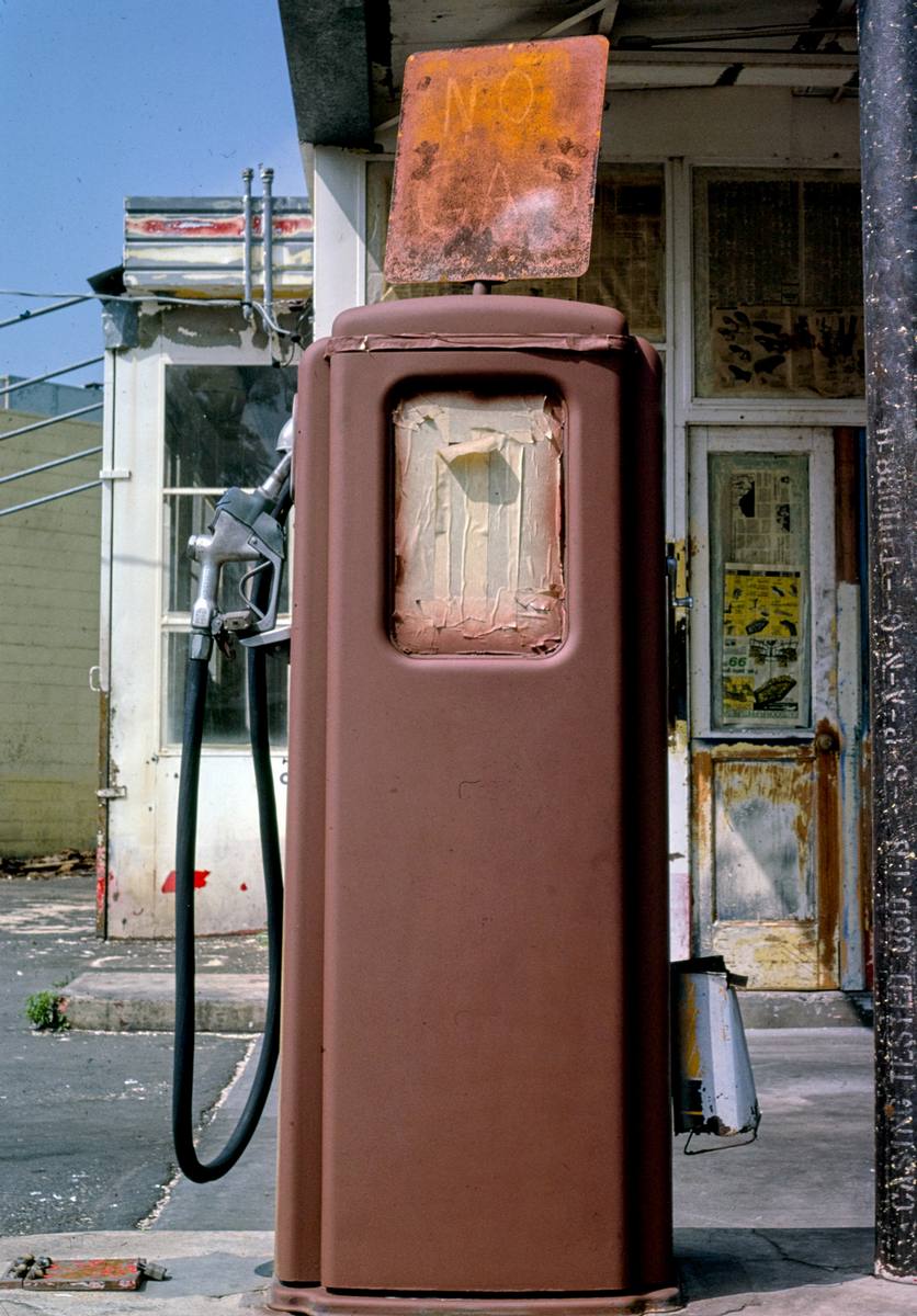 Historic Photo : 1980 Gas pump, Sacramento, California | Margolies | Roadside America Collection | Vintage Wall Art :