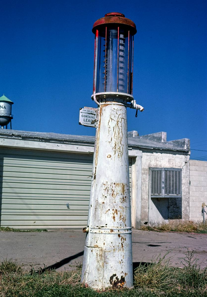Historic Photo : 1980 Visible gas pump, Winona, Kansas | Margolies | Roadside America Collection | Vintage Wall Art :