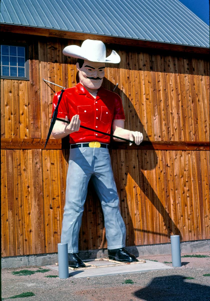 Historic Photo : 1987 Genine Ã‚Â®Stamper jewelry statue, Route 16, Rapid City, South Dakota | Margolies | Roadside America Collection | Vintage Wall Art :