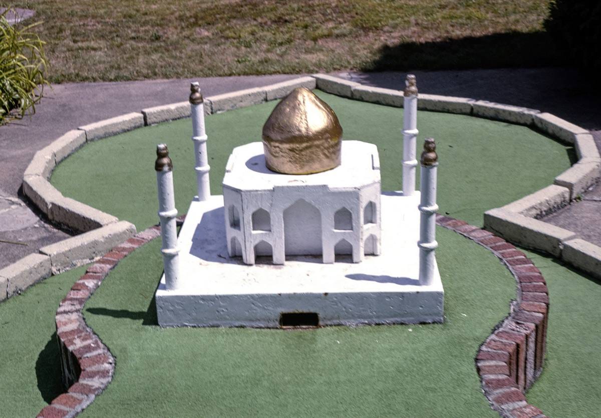 Historic Photo : 2002 India Taj Mahal, Around the World in 18 Holes, Lake Placid, New York | Margolies | Roadside America Collection | Vintage Wall Art :