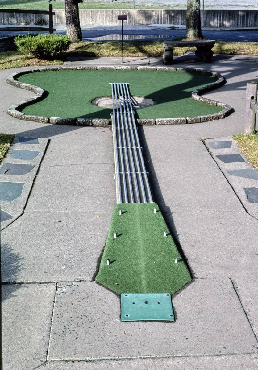 Historic Photo : 2002 Spain guitar (vertical), Around the World in 18 Holes, Lake George, New York | Margolies | Roadside America Collection | Vintage Wall Art :
