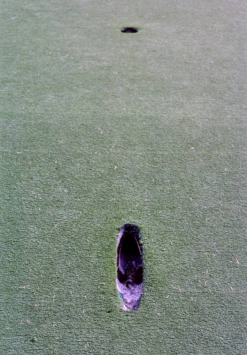 Historic Photo : 1987 Slit and hole, Leisure Twin Putt, Albuquerque, New Mexico | Margolies | Roadside America Collection | Vintage Wall Art :