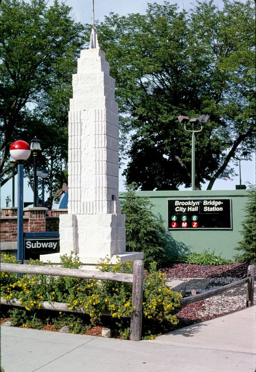 Historic Photo : 2002 NYC-Lexington Avenue subway, Around the USA in 18 Holes, Lake George, New York | Margolies | Roadside America Collection | Vintage Wall Art :