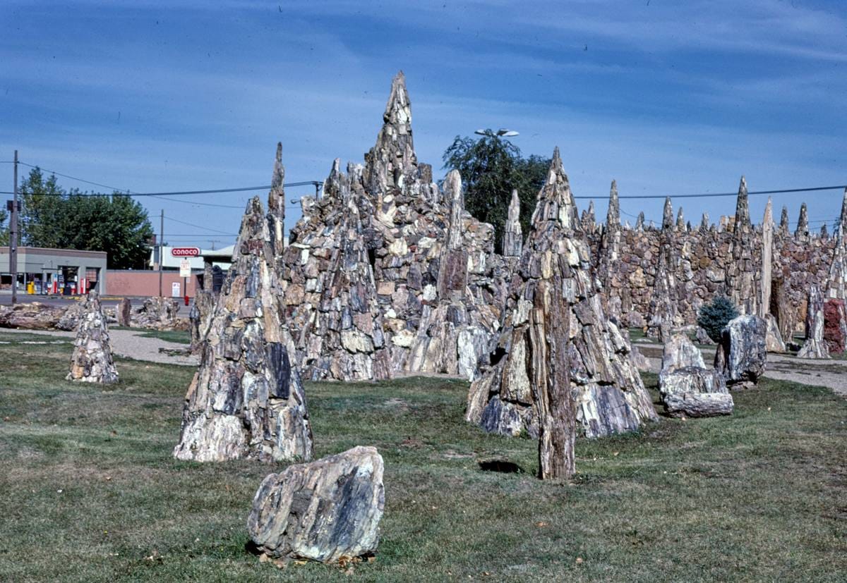 Historic Photo : 1987 Petrified Rock Park, Lemmon, South Dakota | Margolies | Roadside America Collection | Vintage Wall Art :