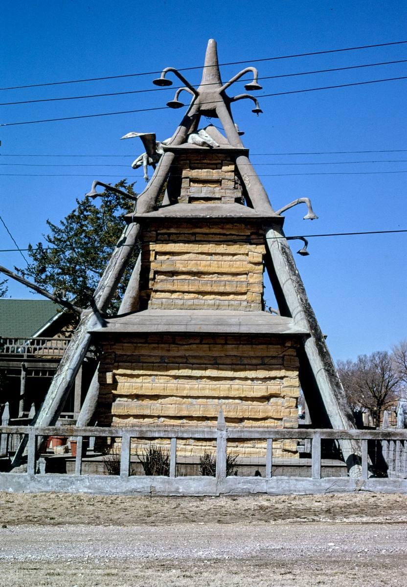 Historic Photo : 1996 Garden of Eden, Lucas, Kansas | Margolies | Roadside America Collection | Vintage Wall Art :