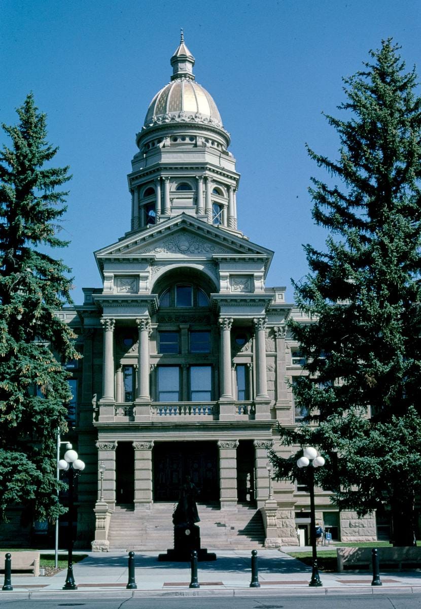 Historic Photo : 2004 State Capitol, Cheyenne, Wyoming | Margolies | Roadside America Collection | Vintage Wall Art :