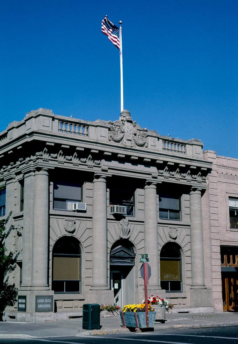 Historic Photo : 2003 Land Title Building, Ellenville, Washington | Margolies | Roadside America Collection | Vintage Wall Art :